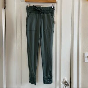 UpWest Green Joggers with Drawstring Waistline